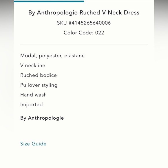 NWT new medium Anthropologie ruched v neck cross strap dress brown modal stretch - Picture 2 of 16